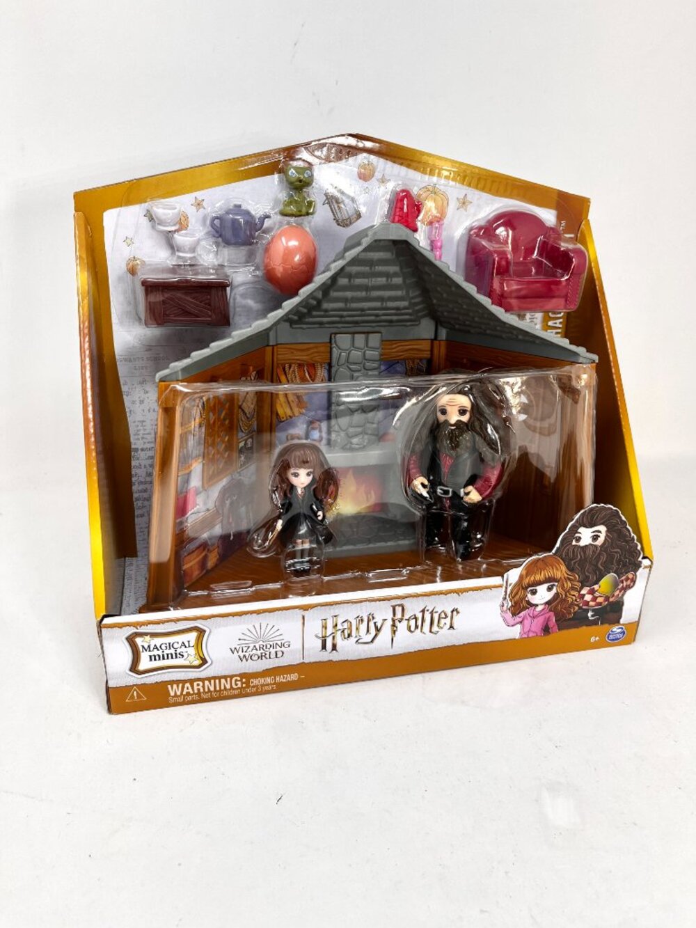 NEW Magical Minis HAGRID's HUT Wizarding World Harry Potter Playset w/ Figures